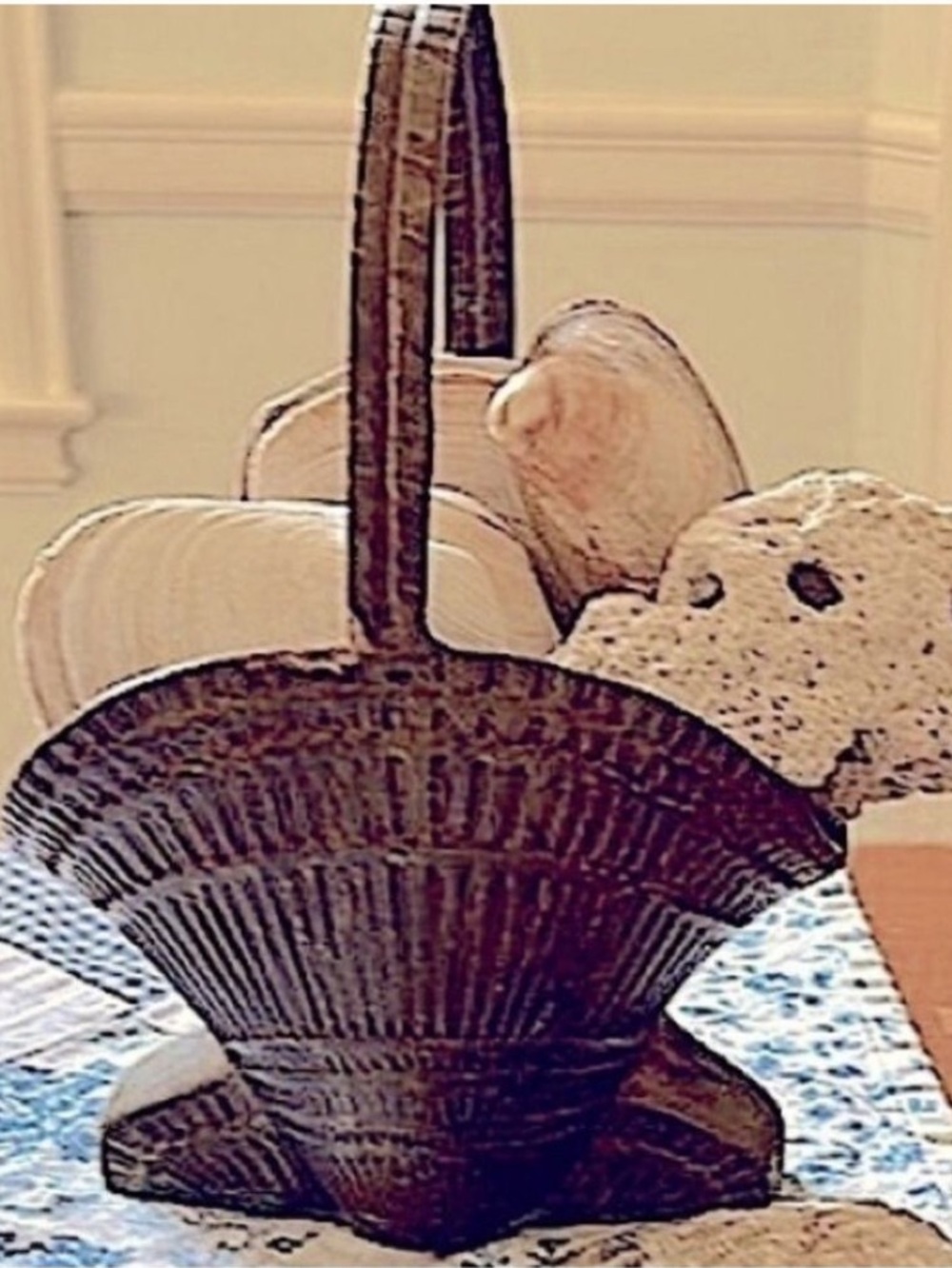 Clam Shell Brass Decor Basket Door Stop MultiFunctional Clam Brass Vintage Decor